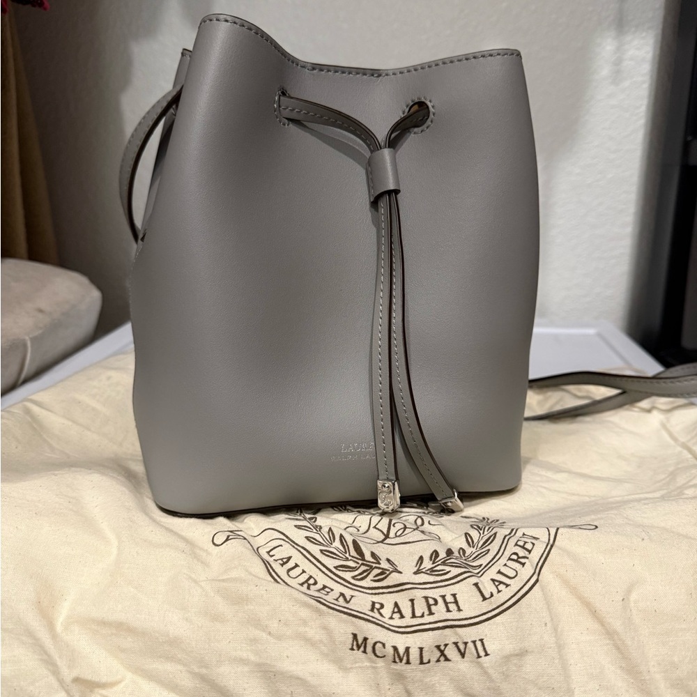 Lauren Ralph Lauren Charcoal Shoulder Bag